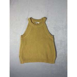 Madewell Women's Yellow Sweater Tank Top Size XXS